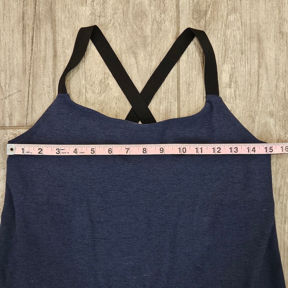 Beyond Yoga Sacedye Move It Dress Women Size M Navy Athletic Stretch Sporty Chic - Picture 3 of 8